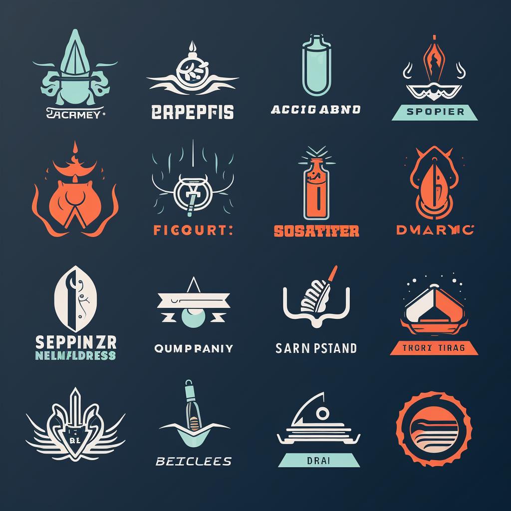 Logos of reputable vape manufacturers